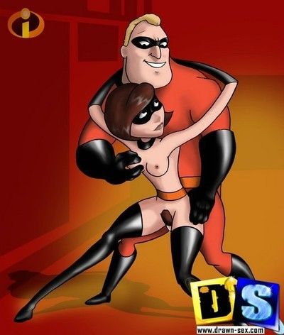 Stare at the incredibles fuck the evil to death