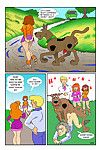 Amazing Comics with granny Scooby Doo heroes