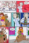 Amazing Comics with granny Scooby Doo heroes