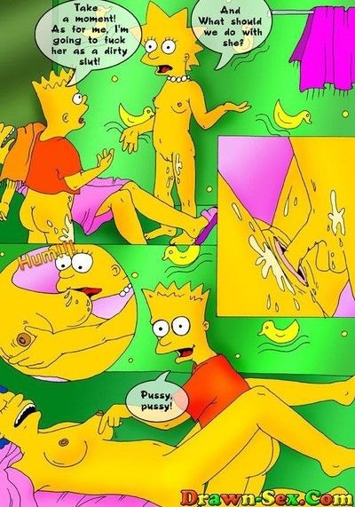 The simpsons and kim possible fucking
