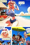 Dirty older comics bikini golden-haired milf and redhead school wench bj