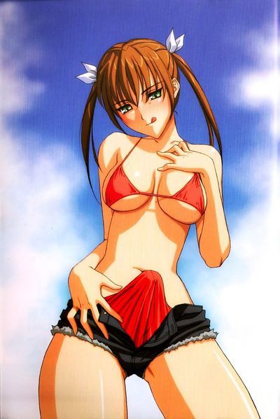 Anime t-girls in swimsuits
