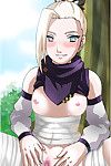 in anime Tsunade gouge out three large dick