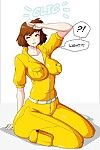 April O’ Neil- Hold on to The Turtles- Witchking00 - fixing 2